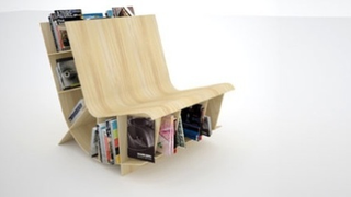Bookseat: the Book Storage Chair for Small Libraries